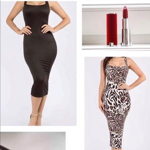 Black or Print Dress. New